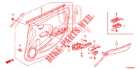 TUERVERKLEIDUNG, VORNE (LH) für Honda JAZZ 1.4 ESL 5 Türen vollautomatische 2012