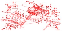 VERGASERISOLIERUNG/ ANSAUGKRUEMMER  für Honda JAZZ 1.4 ESL 5 Türen vollautomatische 2012