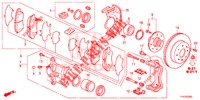 VORDERRADBREMSE  für Honda JAZZ 1.4 ESL 5 Türen vollautomatische 2012