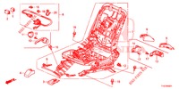 VORNE SITZKOMPONENTEN (D.) (2) für Honda JAZZ 1.4 ESL 5 Türen vollautomatische 2012