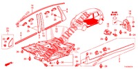 ZIERLEISTE/SCHUTZ  für Honda JAZZ 1.4 ESL 5 Türen vollautomatische 2012