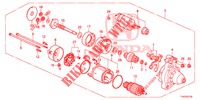 ANLASSERKOMPONENTE (DENSO) für Honda JAZZ 1.4 LS 5 Türen 5 gang-Schaltgetriebe 2012