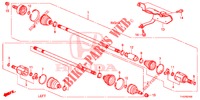 ANTRIEBSWELLE, VORNE/ HALBWELLE (1) für Honda JAZZ 1.4 LS 5 Türen 5 gang-Schaltgetriebe 2012