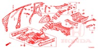 BODEN/INNENBLECHE  für Honda JAZZ 1.4 LS 5 Türen 5 gang-Schaltgetriebe 2012