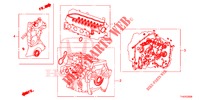 DICHTUNG SATZ/ GETRIEBE KOMPL.  für Honda JAZZ 1.4 LS 5 Türen 5 gang-Schaltgetriebe 2012
