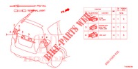 ELEKTR. STECKVERBINDER (ARRIERE) für Honda JAZZ 1.4 LS 5 Türen 5 gang-Schaltgetriebe 2012
