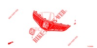 GRILL, VORNE/ZIERLEISTE  für Honda JAZZ 1.4 LS 5 Türen 5 gang-Schaltgetriebe 2012