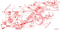 HAUPTBREMSZYLINDER/MASTER POWER (LH) für Honda JAZZ 1.4 LS 5 Türen 5 gang-Schaltgetriebe 2012