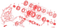 HAUPTWELLE  für Honda JAZZ 1.4 LS 5 Türen 5 gang-Schaltgetriebe 2012