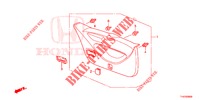 HECKKLAPPENVERKLEIDUNG/ TAFELVERKLEIDUNG, HINTEN(2D)  für Honda JAZZ 1.4 LS 5 Türen 5 gang-Schaltgetriebe 2012