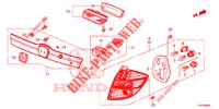HECKLEUCHTE/KENNZEICHENBELEUCHTUNG (PGM FI)  für Honda JAZZ 1.4 LS 5 Türen 5 gang-Schaltgetriebe 2012