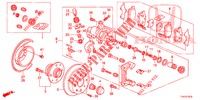 HINTERRADBREMSE (DISQUE) für Honda JAZZ 1.4 LS 5 Türen 5 gang-Schaltgetriebe 2012
