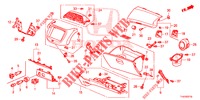 INSTRUMENT, ZIERSTUECK (COTE DE PASSAGER) (LH) für Honda JAZZ 1.4 LS 5 Türen 5 gang-Schaltgetriebe 2012