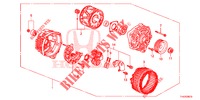LICHTMASCHINE (MITSUBISHI) für Honda JAZZ 1.4 LS 5 Türen 5 gang-Schaltgetriebe 2012