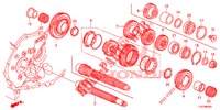 NEBENWELLE  für Honda JAZZ 1.4 LS 5 Türen 5 gang-Schaltgetriebe 2012