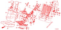 RUECKSITZ/SITZGURT, (G.) (1) für Honda JAZZ 1.4 LS 5 Türen 5 gang-Schaltgetriebe 2012