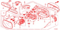 SPIEGEL/SCHIEBEDACH (VIRAGE AUTOMATIQUE) für Honda JAZZ 1.4 LS 5 Türen 5 gang-Schaltgetriebe 2012