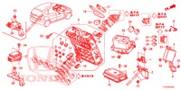 STEUERGERAT (CABINE) (1) (LH) für Honda JAZZ 1.4 LS 5 Türen 5 gang-Schaltgetriebe 2012