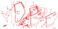 TUERTAFEL, HINTEN(4D)  für Honda JAZZ 1.4 LS 5 Türen 5 gang-Schaltgetriebe 2012