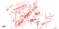 TUERVERKLEIDUNG, HINTEN(4D)  für Honda JAZZ 1.4 LS 5 Türen 5 gang-Schaltgetriebe 2012