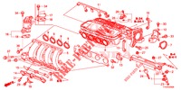VERGASERISOLIERUNG/ ANSAUGKRUEMMER  für Honda JAZZ 1.4 LS 5 Türen 5 gang-Schaltgetriebe 2012