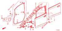 VORDERE TUERTAFEL  für Honda JAZZ 1.4 LS 5 Türen 5 gang-Schaltgetriebe 2012