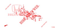 VORDERER HILFSRAHMEN  für Honda JAZZ 1.4 LS 5 Türen 5 gang-Schaltgetriebe 2012