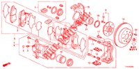 VORDERRADBREMSE  für Honda JAZZ 1.4 LS 5 Türen 5 gang-Schaltgetriebe 2012