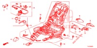 VORNE SITZKOMPONENTEN (D.) (2) für Honda JAZZ 1.4 LS 5 Türen 5 gang-Schaltgetriebe 2012