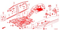 ZIERLEISTE/SCHUTZ  für Honda JAZZ 1.4 LS 5 Türen 5 gang-Schaltgetriebe 2012