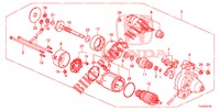 ANLASSERKOMPONENTE (DENSO) für Honda JAZZ 1.2 ELEGANCE 5 Türen 5 gang-Schaltgetriebe 2013