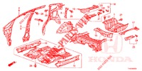 BODEN/INNENBLECHE  für Honda JAZZ 1.2 ELEGANCE 5 Türen 5 gang-Schaltgetriebe 2013