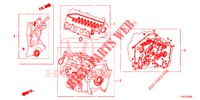DICHTUNG SATZ/ GETRIEBE KOMPL.  für Honda JAZZ 1.2 ELEGANCE 5 Türen 5 gang-Schaltgetriebe 2013