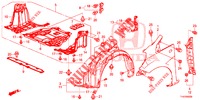 KOTFLUEGEL, VORNE  für Honda JAZZ 1.2 ELEGANCE 5 Türen 5 gang-Schaltgetriebe 2013