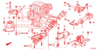 MOTORBEFESTIGUNG (MT) für Honda JAZZ 1.2 ELEGANCE 5 Türen 5 gang-Schaltgetriebe 2013