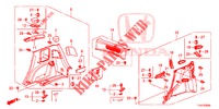 SEITENWANDVERKLEIDUNG(2D)  für Honda JAZZ 1.2 ELEGANCE 5 Türen 5 gang-Schaltgetriebe 2013