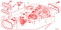 SPIEGEL/SCHIEBEDACH (COMMANDE A DISTANCE) für Honda JAZZ 1.2 ELEGANCE 5 Türen 5 gang-Schaltgetriebe 2013