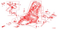 VORNE SITZKOMPONENTEN (D.) (2) für Honda JAZZ 1.2 ELEGANCE 5 Türen 5 gang-Schaltgetriebe 2013