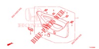 HECKKLAPPENVERKLEIDUNG/ TAFELVERKLEIDUNG, HINTEN(2D)  für Honda JAZZ 1.2 ELEGANCE LSH 5 Türen 5 gang-Schaltgetriebe 2013