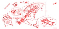 INSTRUMENT, ZIERSTUECK (COTE DE CONDUCTEUR) (LH) für Honda JAZZ 1.2 ELEGANCE LSH 5 Türen 5 gang-Schaltgetriebe 2013
