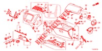INSTRUMENT, ZIERSTUECK (COTE DE PASSAGER) (LH) für Honda JAZZ 1.2 ELEGANCE LSH 5 Türen 5 gang-Schaltgetriebe 2013