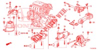 MOTORBEFESTIGUNG (MT) für Honda JAZZ 1.2 ELEGANCE LSH 5 Türen 5 gang-Schaltgetriebe 2013