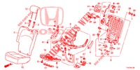 RUECKSITZ/SITZGURT, (D.) (1) für Honda JAZZ 1.2 ELEGANCE LSH 5 Türen 5 gang-Schaltgetriebe 2013