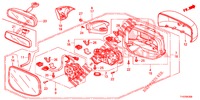 SPIEGEL/SCHIEBEDACH (COMMANDE A DISTANCE) für Honda JAZZ 1.2 ELEGANCE LSH 5 Türen 5 gang-Schaltgetriebe 2013