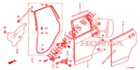TUERTAFEL, HINTEN(4D)  für Honda JAZZ 1.2 ELEGANCE LSH 5 Türen 5 gang-Schaltgetriebe 2013