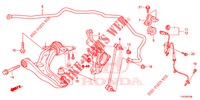 UNTERER ARM, VORNE/ STABILISATORFEDER  für Honda JAZZ 1.2 ELEGANCE LSH 5 Türen 5 gang-Schaltgetriebe 2013
