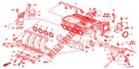 VERGASERISOLIERUNG/ ANSAUGKRUEMMER  für Honda JAZZ 1.2 ELEGANCE LSH 5 Türen 5 gang-Schaltgetriebe 2013