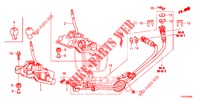 WAHLHEBEL(HMT)  für Honda JAZZ 1.2 ELEGANCE LSH 5 Türen 5 gang-Schaltgetriebe 2013