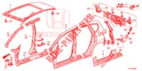 AUSSENBLECHE/TAFEL, HINTEN  für Honda JAZZ 1.2 LSI 5 Türen 5 gang-Schaltgetriebe 2013