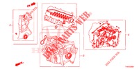 DICHTUNG SATZ/ GETRIEBE KOMPL.  für Honda JAZZ 1.2 LSI 5 Türen 5 gang-Schaltgetriebe 2013